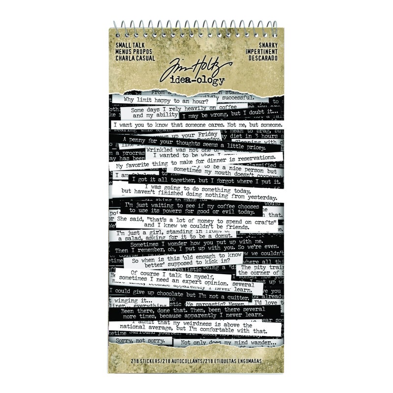 Advantus Idea-Ology Spiral Bound Sticker Book, White - Image 2